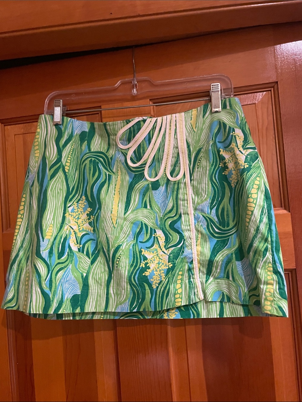 EUC Lilly Pulitzer Michelina Mini Skort Sweet Corn Print size 8